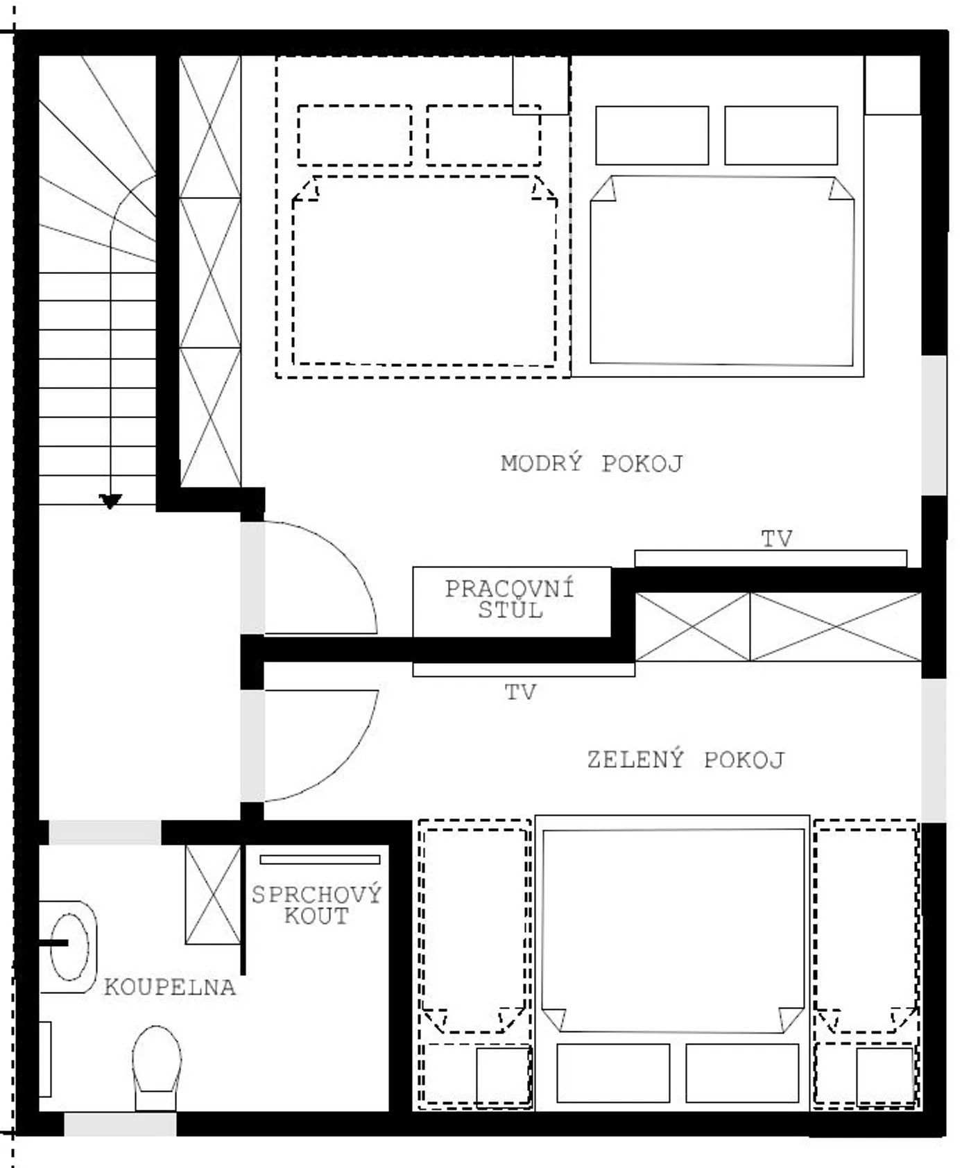 Floor plan — upper floor